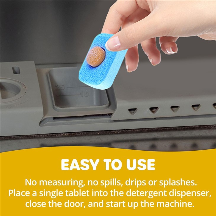 Quick-Dissolve Dishwasher Tabs